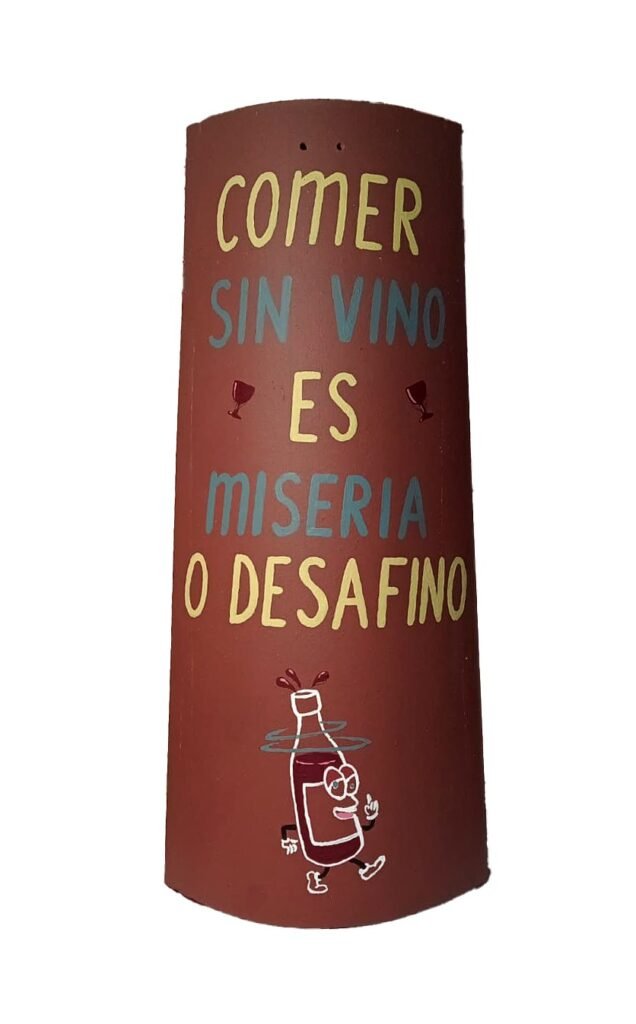 Comer sin vino es miseria o desafino