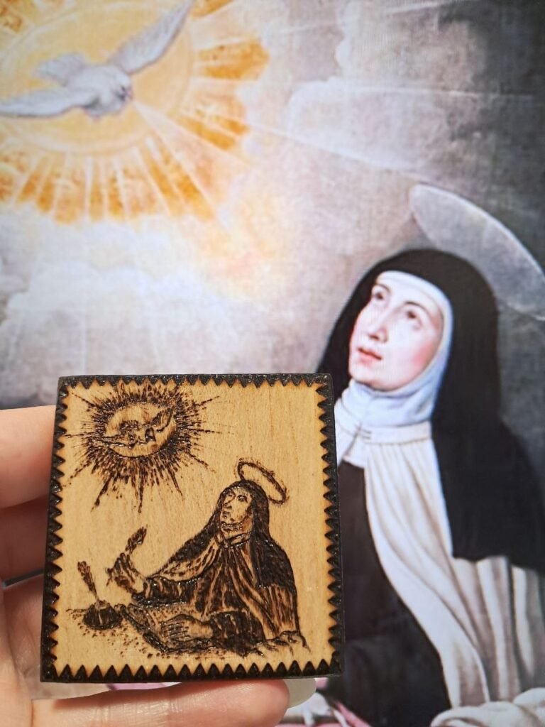 Santa Teresa con el Espíritu Santo